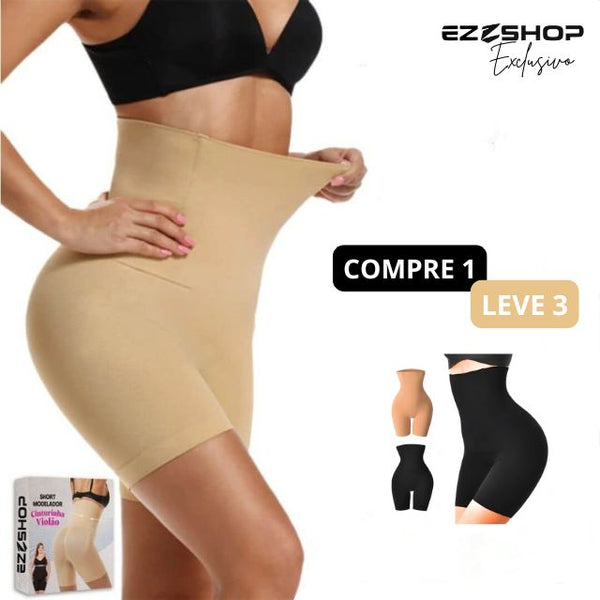 Cinta Alta Modeladora - Modela Cintura, queima gordura e empina bumbum - (COMPRE 1 LEVE 3)