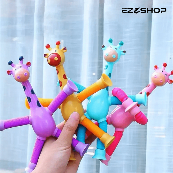 Kit com 4 Girafas Ventosa Exclusivo na EzyShop - EzyShop