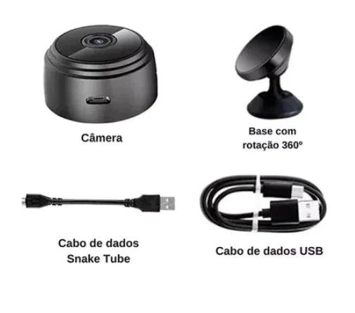 Micro Câmera Espiã Portátil - Imagem e Áudio - Versão HD 2023 - EzyShop