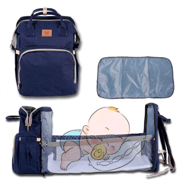 Mochila Maternidade com Trocador de Fraldas Leve e Resistente - Baby Care - EzyShop