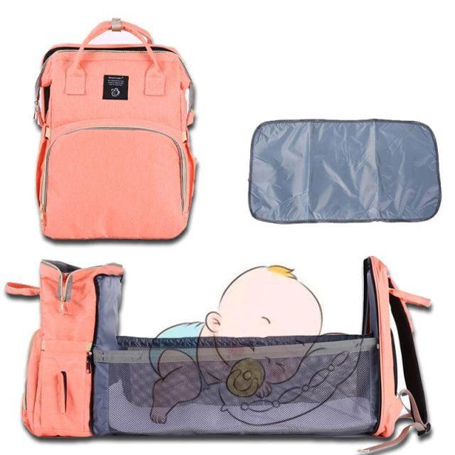 Mochila Maternidade com Trocador de Fraldas Leve e Resistente - Baby Care - EzyShop