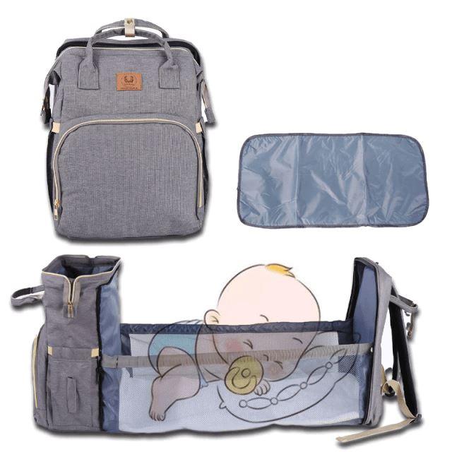 Mochila Maternidade com Trocador de Fraldas Leve e Resistente - Baby Care - EzyShop