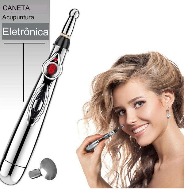 Caneta eletrônica de Acupuntura e Massagem Muscular- Relax Pen - EzyShop