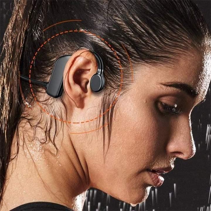 Fone de Condução Óssea Bluetooth - Bone Wave - EzyShop